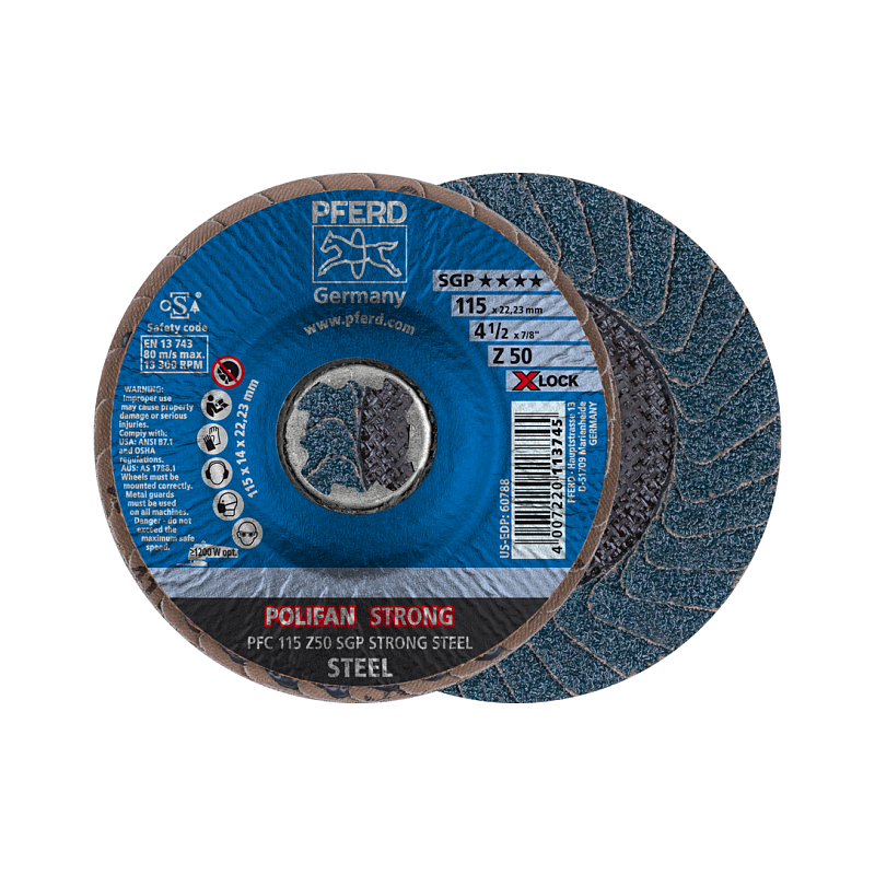 PFERD PFC 115 Z 50 SGP STRONG STEEL/X-LOCK Rotierendes Schleifwerkzeug Zubehör Metall