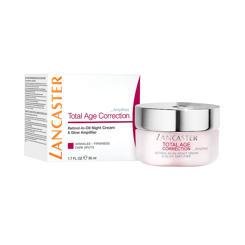 Lancaster Total Age Correction Retinol-in-Oil Night Cream & Glow Amplifier Nachtcreme Gesicht 50 ml
