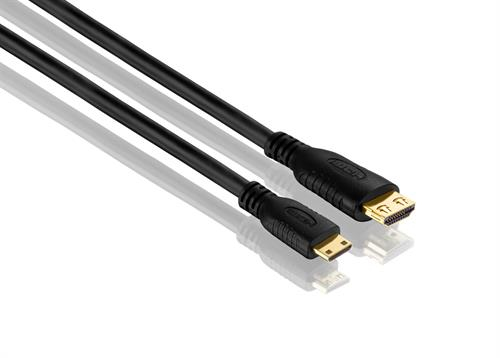 PureLink PI1200-010 HDMI-Kabel 1 m HDMI Typ A (Standard) HDMI Type C (Mini) Schwarz