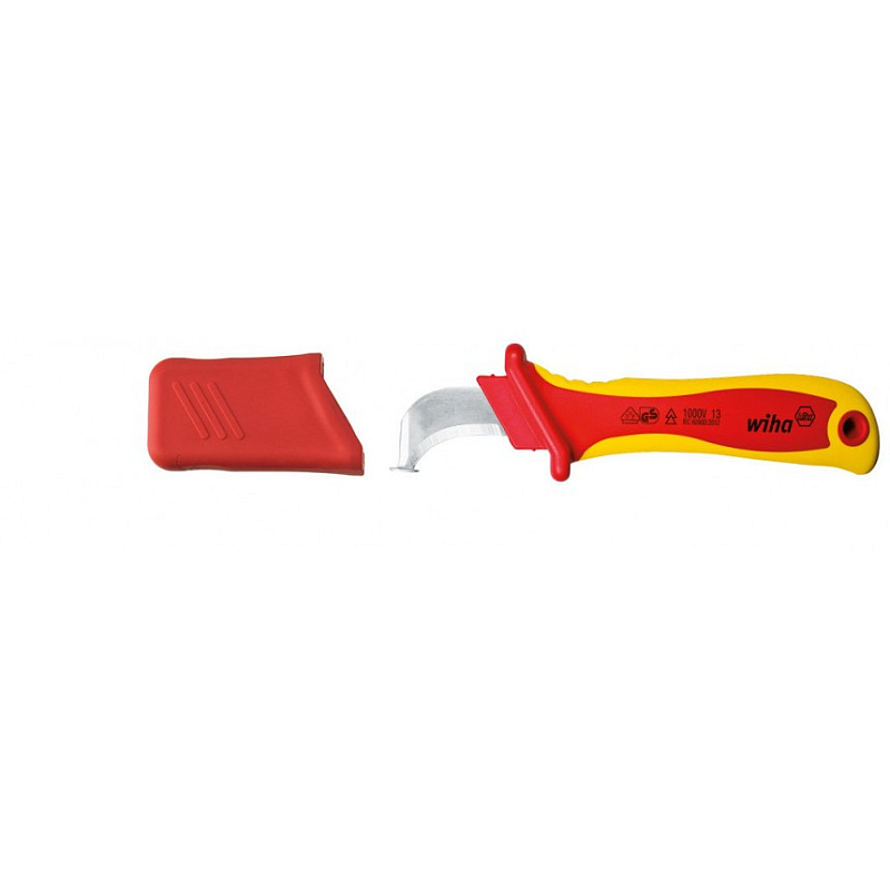 Wiha 246 78 SB Abisolierzange Rot, Edelstahl, Gelb