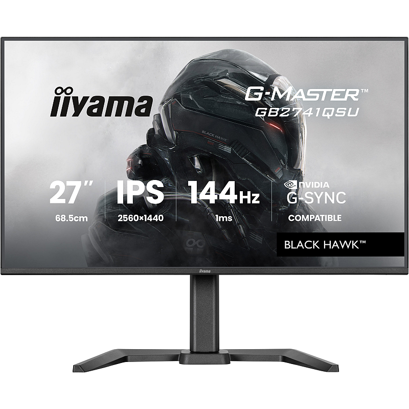 iiyama G-MASTER GB2741QSU-B1 Computerbildschirm 68,6 cm (27") 2560 x 1440 Pixel 4K Ultra HD LED Schwarz