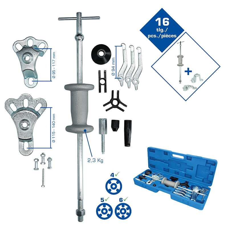 Brilliant Tools BT671350 Rollenabzieher