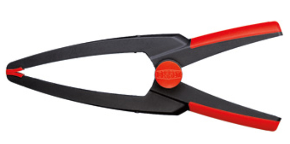 BESSEY Clippix Federbügel 5,5 cm Schwarz, Rot