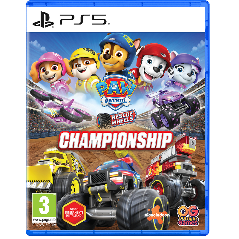 BANDAI NAMCO Entertainment PAW Patrol Rescue Wheels: Championship, PS5 Standard PlayStation 5