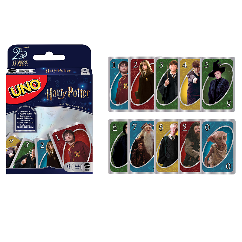 Games Mattel UNO Harry Potter, Kartenspiel, Kinderspiel, Gesellschaftsspiel