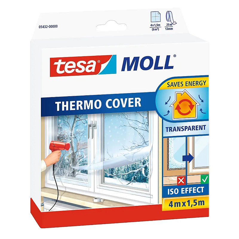 TESA 05432-00000-02 Fensterfolie 1500 mm Selbstklebend