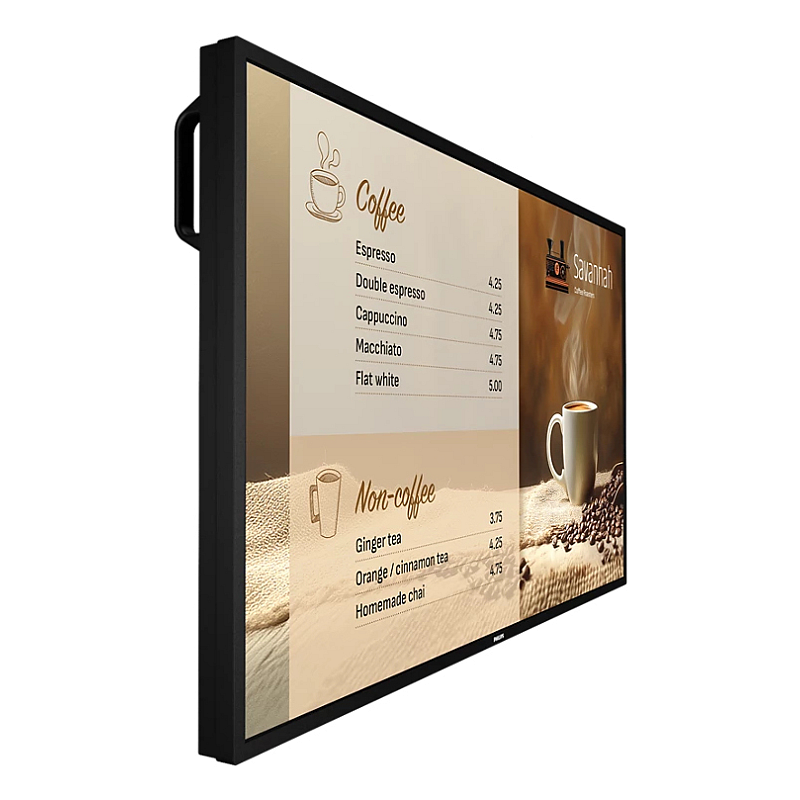 Philips 6000 series 43BDL6017P Digital Signage Flachbildschirm 108 cm (42.5") LCD 800 cd/m² 4K Ultra HD Schwarz Eingebauter Prozessor Android 14 24/7