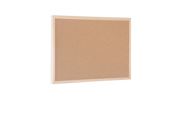 Bi-Office MC010012010 Pinnwand Feste Pinnwand Kiefer Kork, Holz