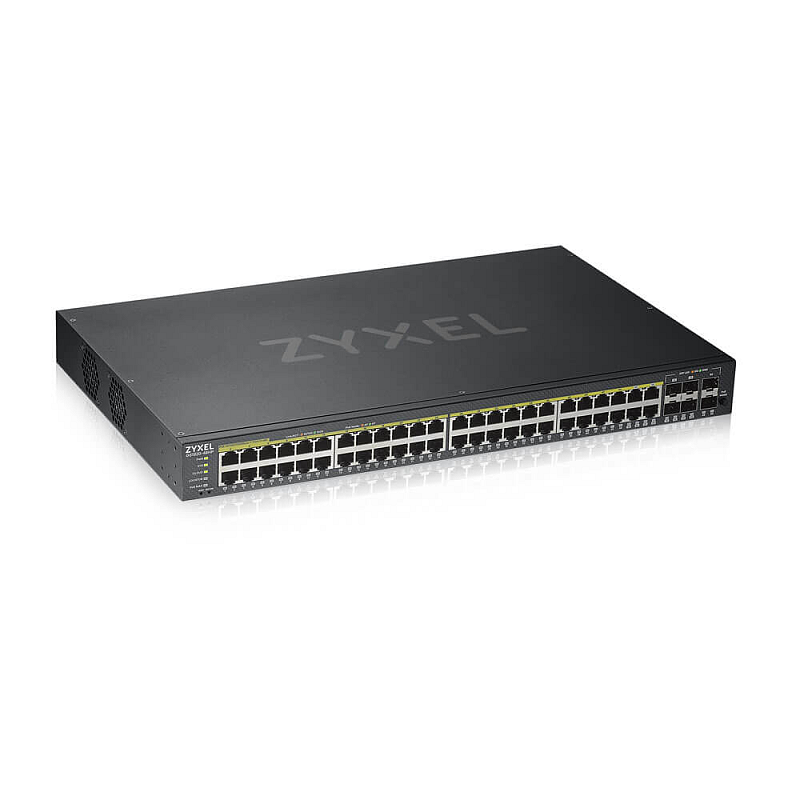 Zyxel GS1920-48HPV2 Netzwerk-Switch Managed Gigabit Ethernet (10/100/1000) Power over Ethernet (PoE) Schwarz