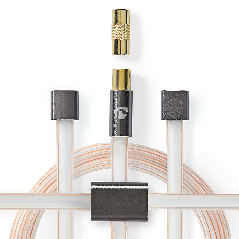 Nedis ANFMBW105AT20 Koaxialkabel 2 m IEC Anthrazit