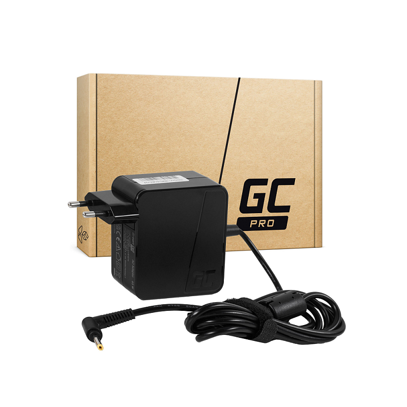 Green Cell AD123PV2 Netzteil & Spannungsumwandler Universal 65 W Schwarz