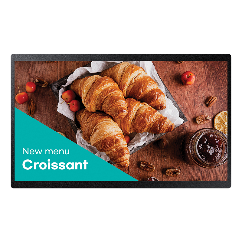 Samsung QB24C Digital Signage Flachbildschirm 61 cm (24") LED WLAN 250 cd/m² Full HD Schwarz Eingebauter Prozessor Tizen 16/7
