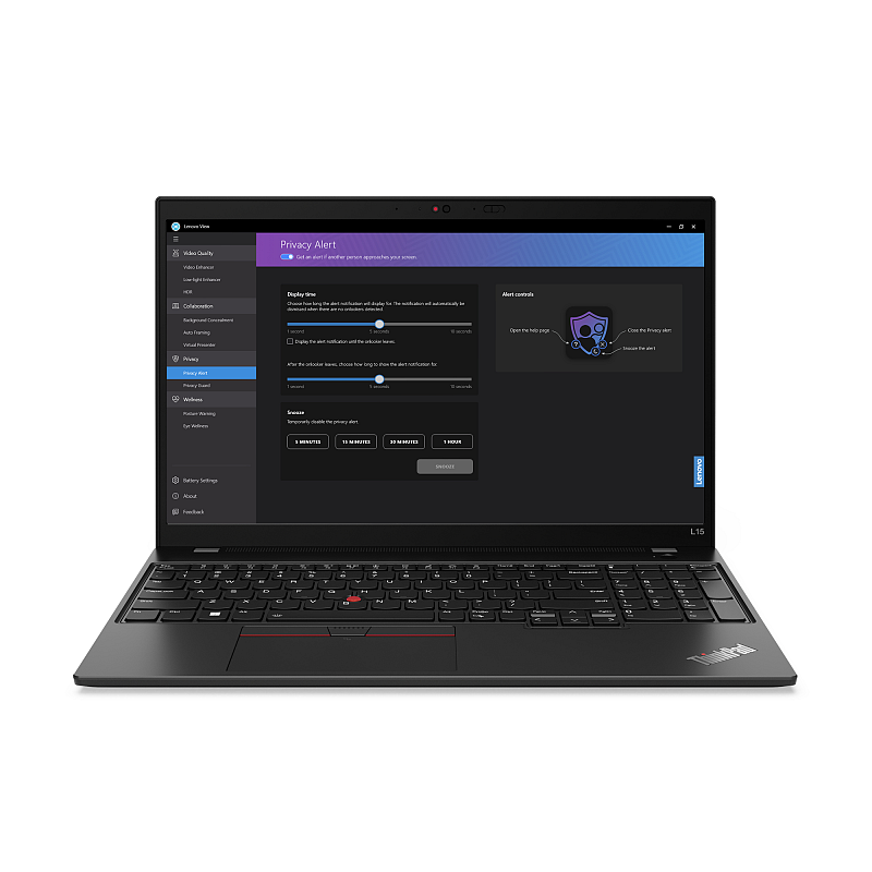 Lenovo ThinkPad L15 Gen 4 (AMD) AMD Ryzen™ 7 7730U Laptop 39,6 cm (15.6") Full HD 32 GB DDR4-SDRAM 1 TB SSD Wi-Fi 6E (802.11ax) Windows 11 Pro Deutsch Schwarz