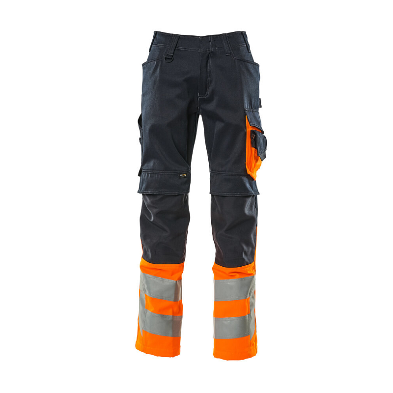 MASCOT 15679-860-01014-82C64 Hosen Navy, Orange