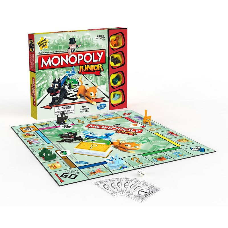 Hasbro Gaming Monopoly Junior Game Brettspiel Wirtschaftliche Simulation