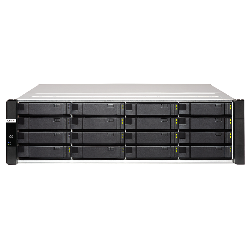 QNAP ES1686dc NAS Rack (3U) Intel® Xeon® D D-2142IT 64 GB DDR4 0 TB QNAP Enterprise System Schwarz