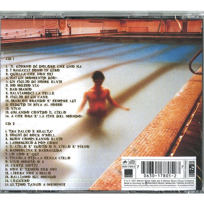 Warner Music Su e giù da un palco CD Pop rock Ligabue