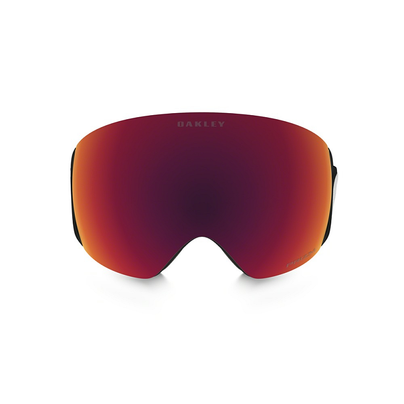 Oakley Flight Deck XM PRIZM Wintersportbrille Schwarz Männer Orange, Gelb Sphärisches Brillenglas
