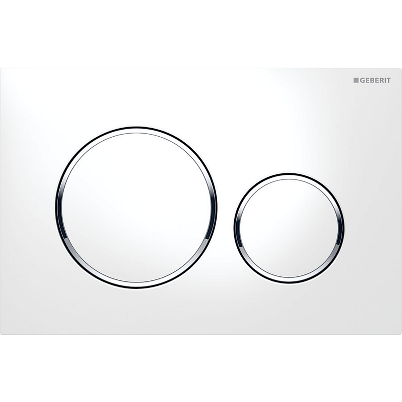 Geberit 115.882.KJ.1 Ersatzteil für Toilettenspülung Spülplatte Weiß