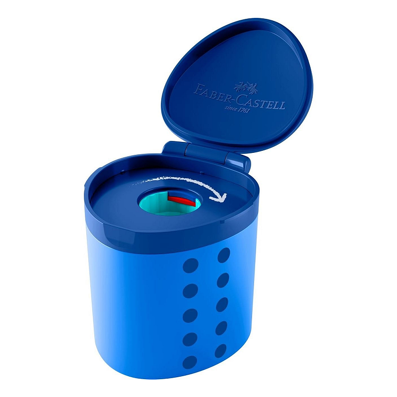 Faber-Castell 181790 Anspitzer Manueller Bleistiftspitzer Blau