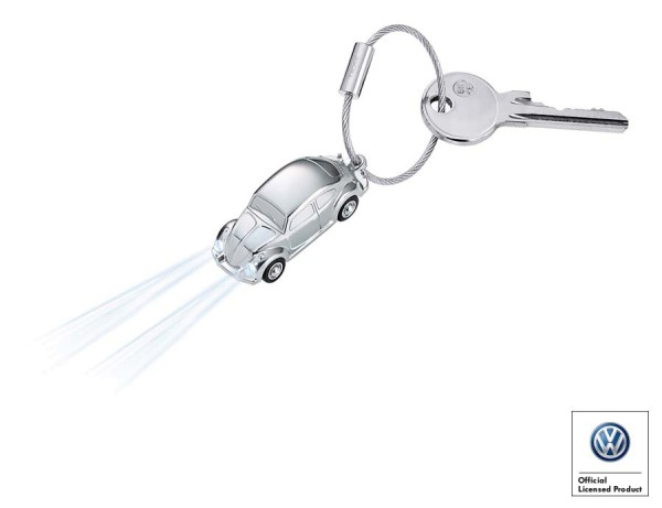 TROIKA KR16-40/CH Schlüsselring/Etui Schlüsselanhänger Silber