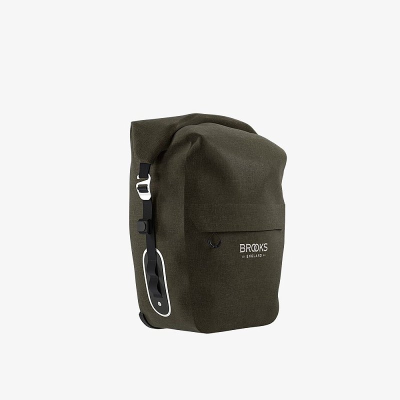 Brooks Scape Hinten Fahrradtasche 22 l Aluminium, Nylon Grün