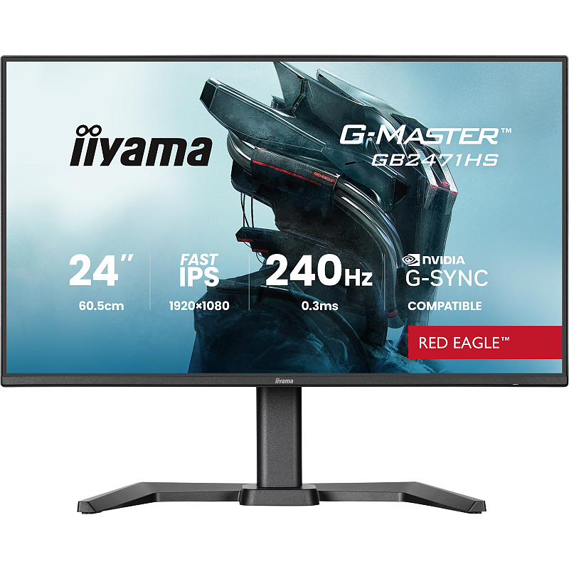 iiyama G-MASTER GB2471HS-B1 Computerbildschirm 60,5 cm (23.8") 1920 x 1080 Pixel Full HD Schwarz