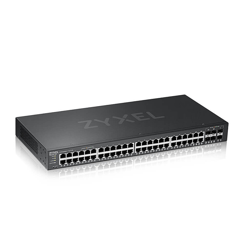 Zyxel GS2220-50-EU0101F Netzwerk-Switch Managed L2 Gigabit Ethernet (10/100/1000) Schwarz