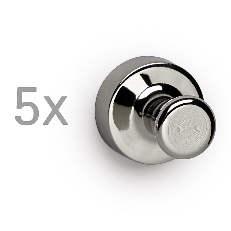 MAUL 6168696 Kühlschrankmagnet Silber 5 Stück(e)
