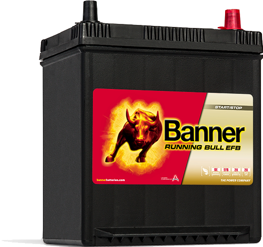 Banner Running Bull EFB Fahrzeugbatterie EFB (Enhanced Flooded Battery) 38 Ah 12 V 400 A Auto
