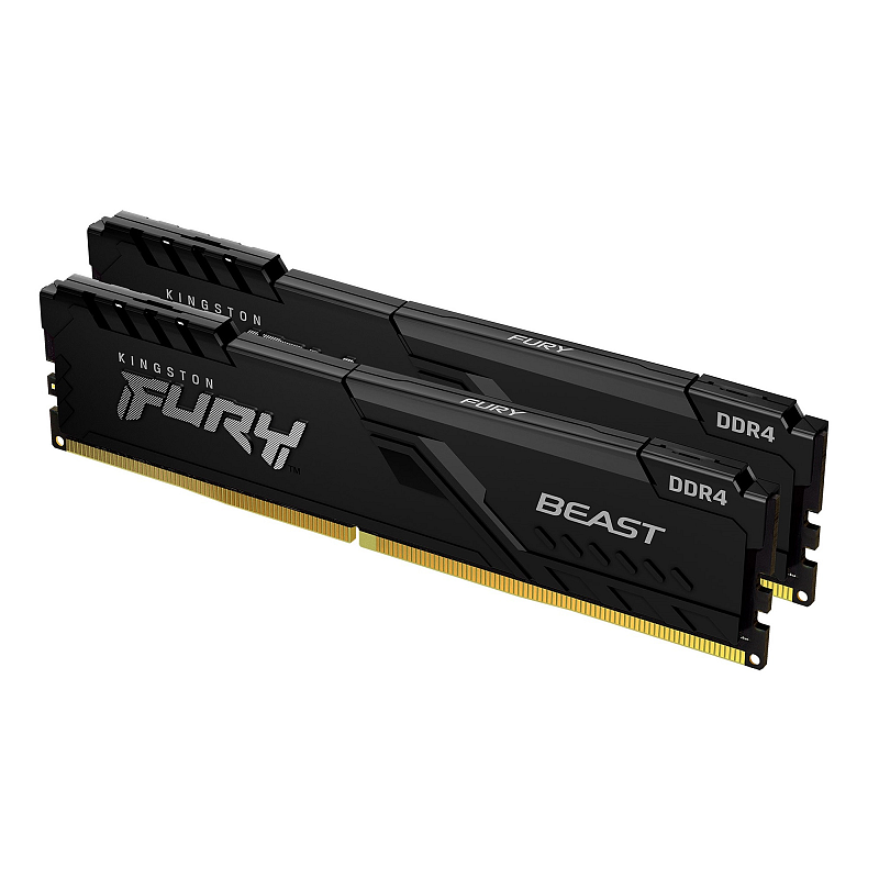 Kingston Technology FURY Beast 16GB 3600MT/s DDR4 CL17 DIMM (2er-Kit) Black