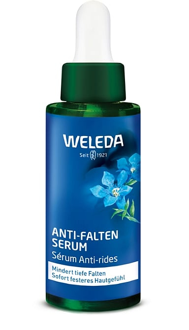 Weleda Anti-Falten Serum Blauer Enzian & Edelweiß Gesichtsserum 30 ml Frauen