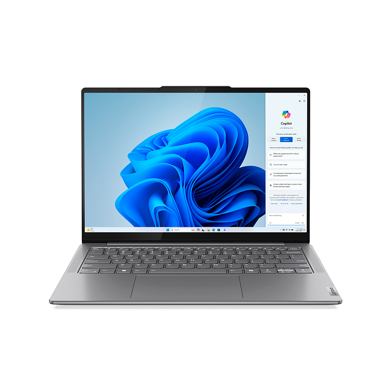 Lenovo Yoga Slim 7 14IMH9 Intel Core Ultra 5 125H Laptop 35,6 cm (14") WUXGA 16 GB LPDDR5x-SDRAM 512 GB SSD Wi-Fi 6E (802.11ax) Windows 11 Home Deutsch Grau