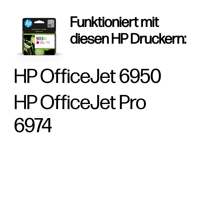 HP 903XL Magenta Original Tintenpatrone mit hoher Reichweite