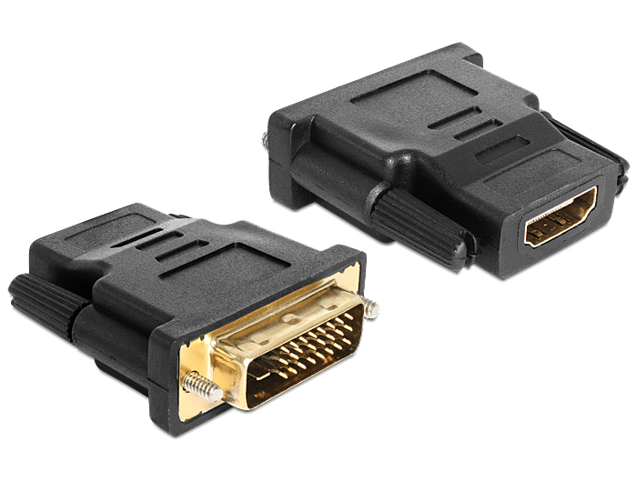DeLOCK 65466 Kabeladapter DVI 24+1 HDMI Schwarz