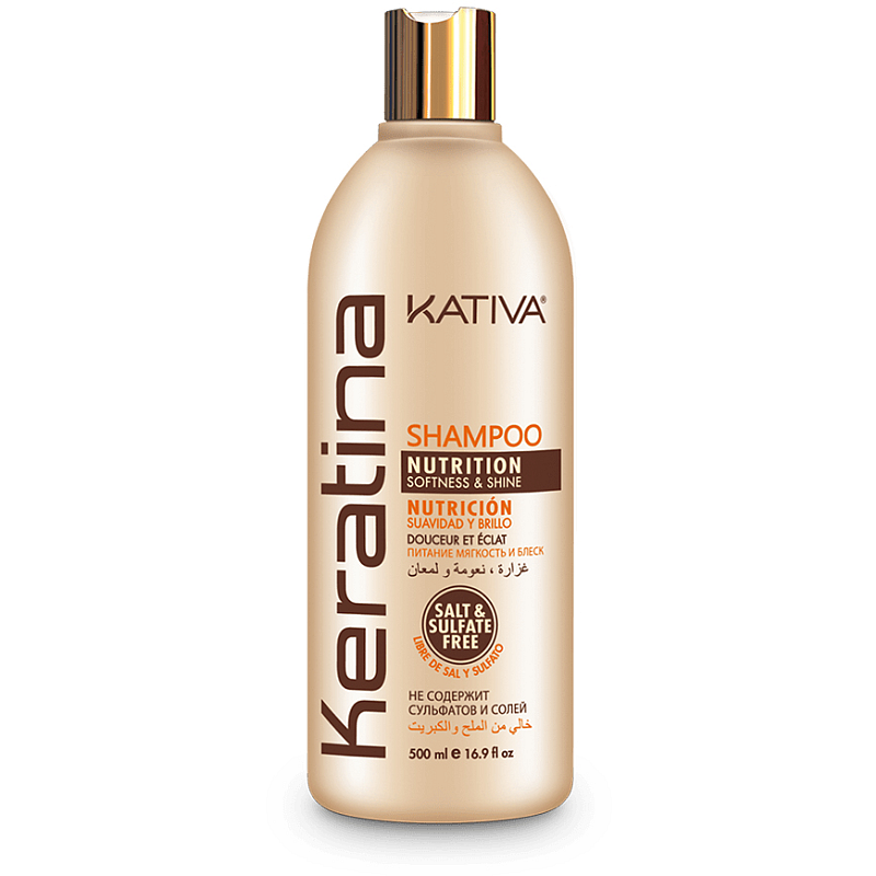 KATIVA KERATINA Shampoo 500 ml Nicht-professionell Frauen