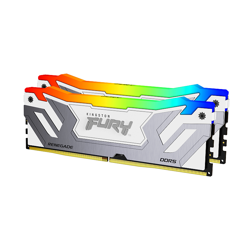 Kingston Technology FURY 48GB 8400MT/s DDR5 CL40 CUDIMM (2er-Kits) Renegade RGB Weiß XMP