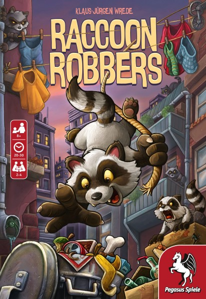 Pegasus Raccoon Robbers Brettspiel Familie
