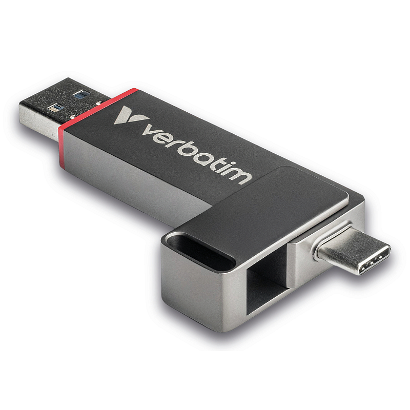 Verbatim Dual QuickStick USB-Stick 512 GB USB Type-A / USB Type-C 3.2 Gen 1 (3.1 Gen 1) Grau