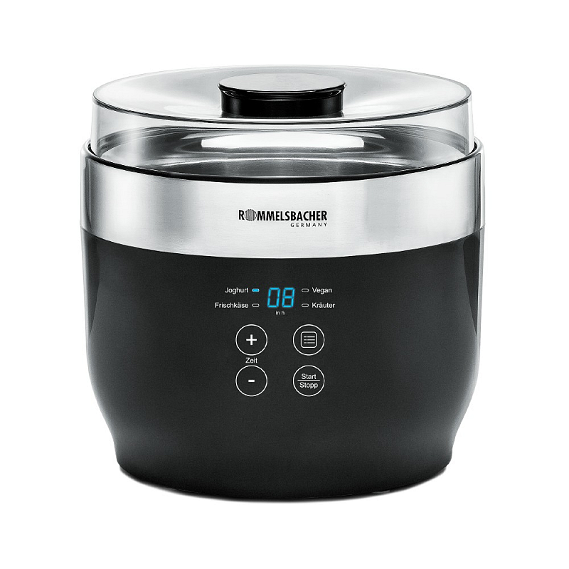 Rommelsbacher JG 80 Joghurtmaschine 1,2 l Hüttenkäse, Joghurt 20 W