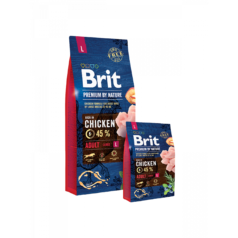 Brit 8595602526468 Hunde-Trockenfutter 15 kg Adult Huhn