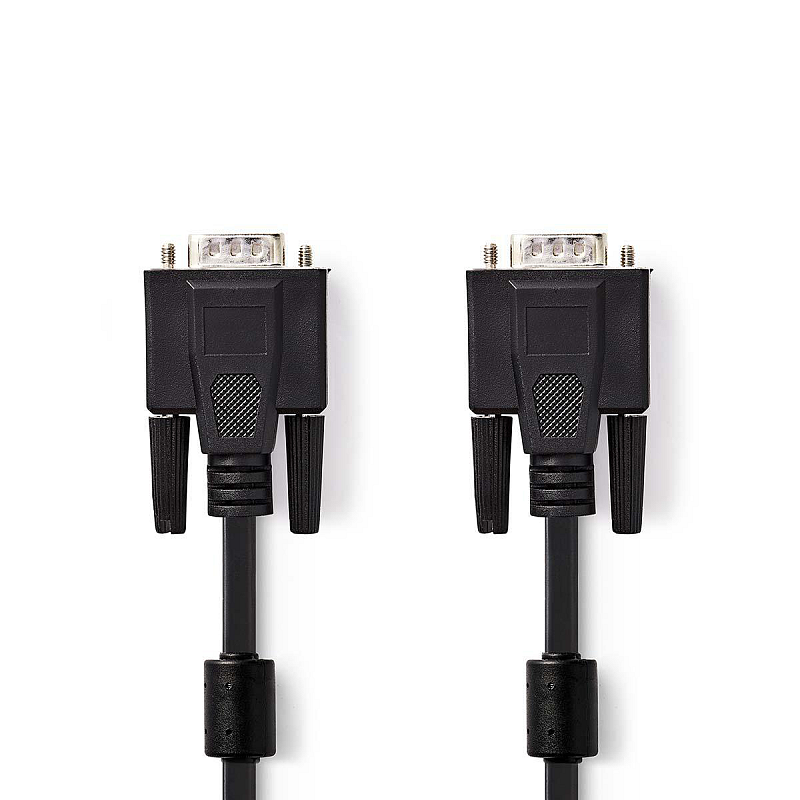 Nedis CCGB59000BK20 VGA-Kabel 2 m VGA (D-Sub) Schwarz