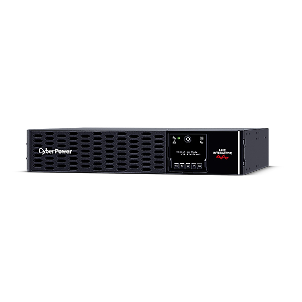 CyberPower PR3000ERTXL2U Line-Interactive USV USV 3000VA/3000W Tower/Rack 2U, Sinuswelle, PFC-kompatibel, AVR, BMS Battery Management, GreenPower, LCD, USB, Expansion Port für opt. Netzwerkkomunikation, Anschluss f. opt. Batterieerweiterung inkl. 19" Railkit