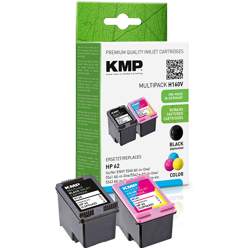 KMP 1741,4805 Druckerpatrone 2 Stück(e) Kompatibel Schwarz, Cyan, Magenta, Gelb