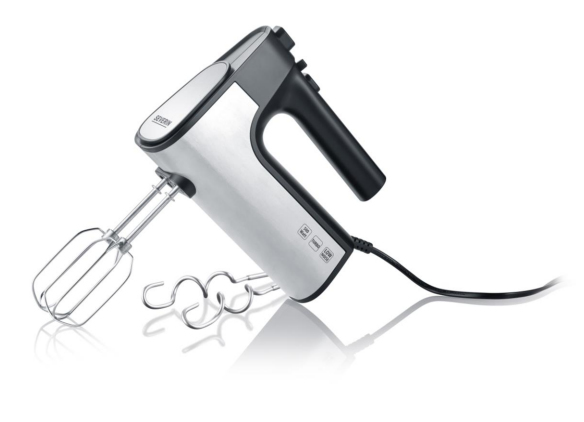 Severin HM 3841 Mixer Handmixer 500 W Schwarz, Edelstahl