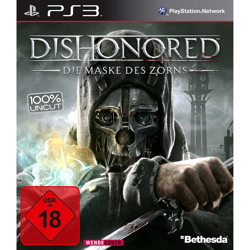 Bethesda Dishonored: Die Maske des Zorns, PS3 Deutsch, Englisch PlayStation 3