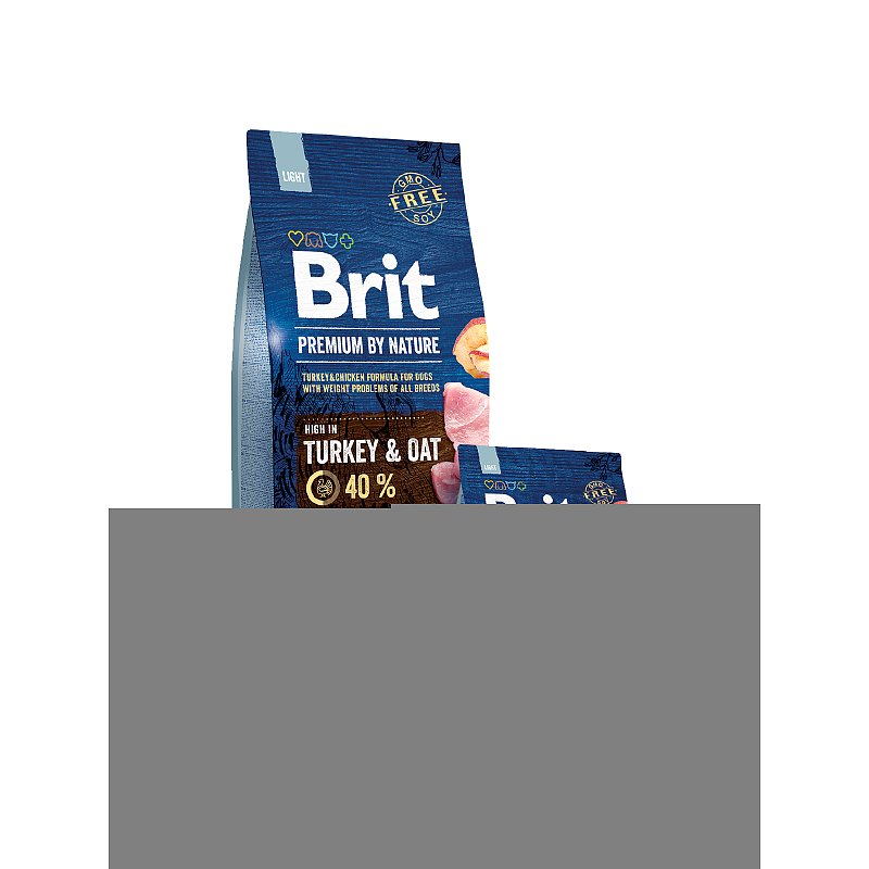 Brit Premium by Nature Ligh 15 kg Universal Apfel, Huhn, Mais, Truthahn