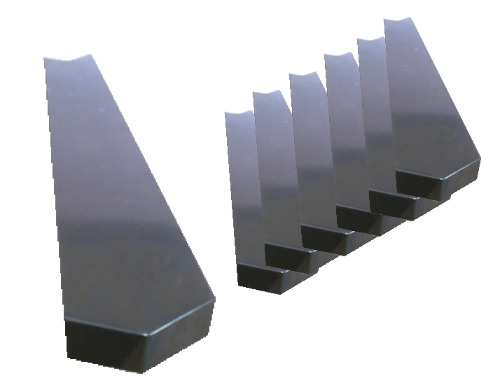 Interline Sahlen Eckverbindungen Rund für Pools mit einem Handlauf von 27 mm (355/440/530/655 cm) - 8 Stück
