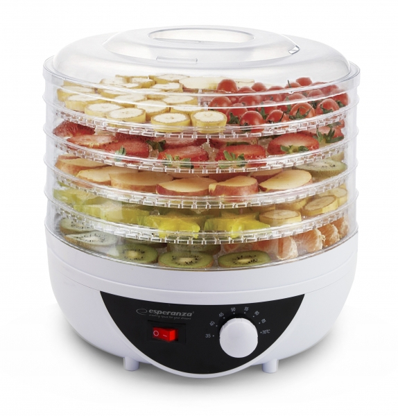 Esperanza EKD002 Lebensmittelentwässerer Schwarz, Transparent, Weiß 250 W
