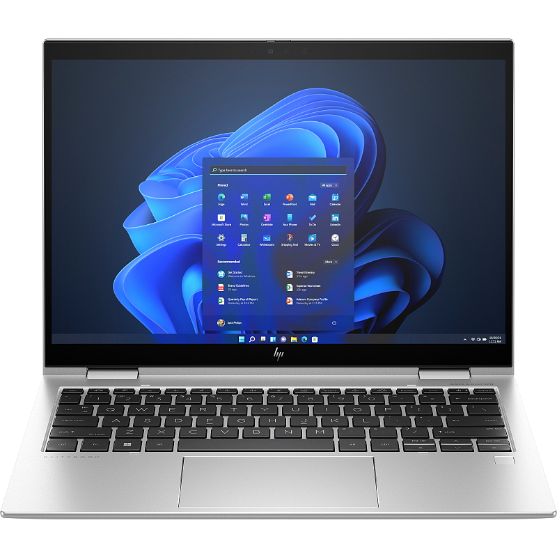 HP Elite x360 830 G10 Intel® Core™ i7 i7-1355U Hybrid (2-in-1) 33,8 cm (13.3") Touchscreen WUXGA 32 GB LPDDR5-SDRAM 1 TB SSD Wi-Fi 6E (802.11ax) Windows 11 Pro Silber